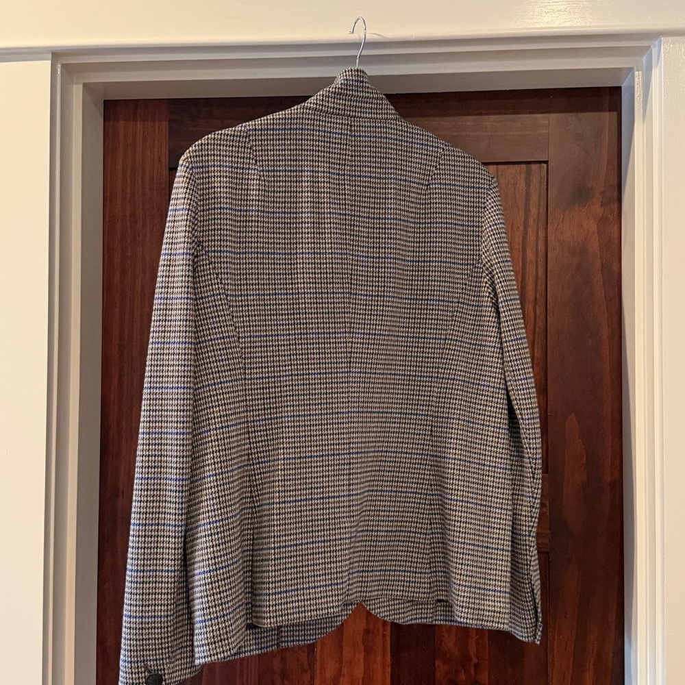 Rag & Bone Checkered Blazer in Brown, Black, and Blue - Picture 4 of 4